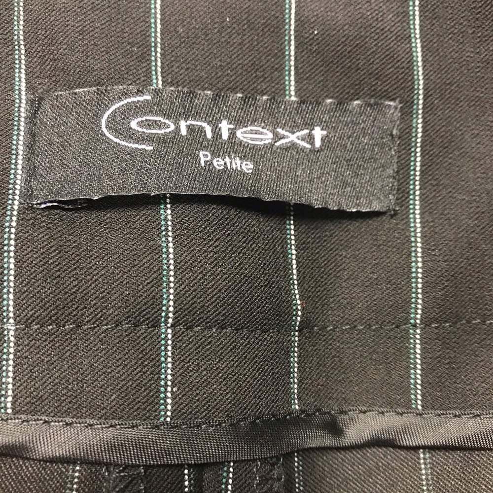 Context Green Pinstriped Pants - image 2